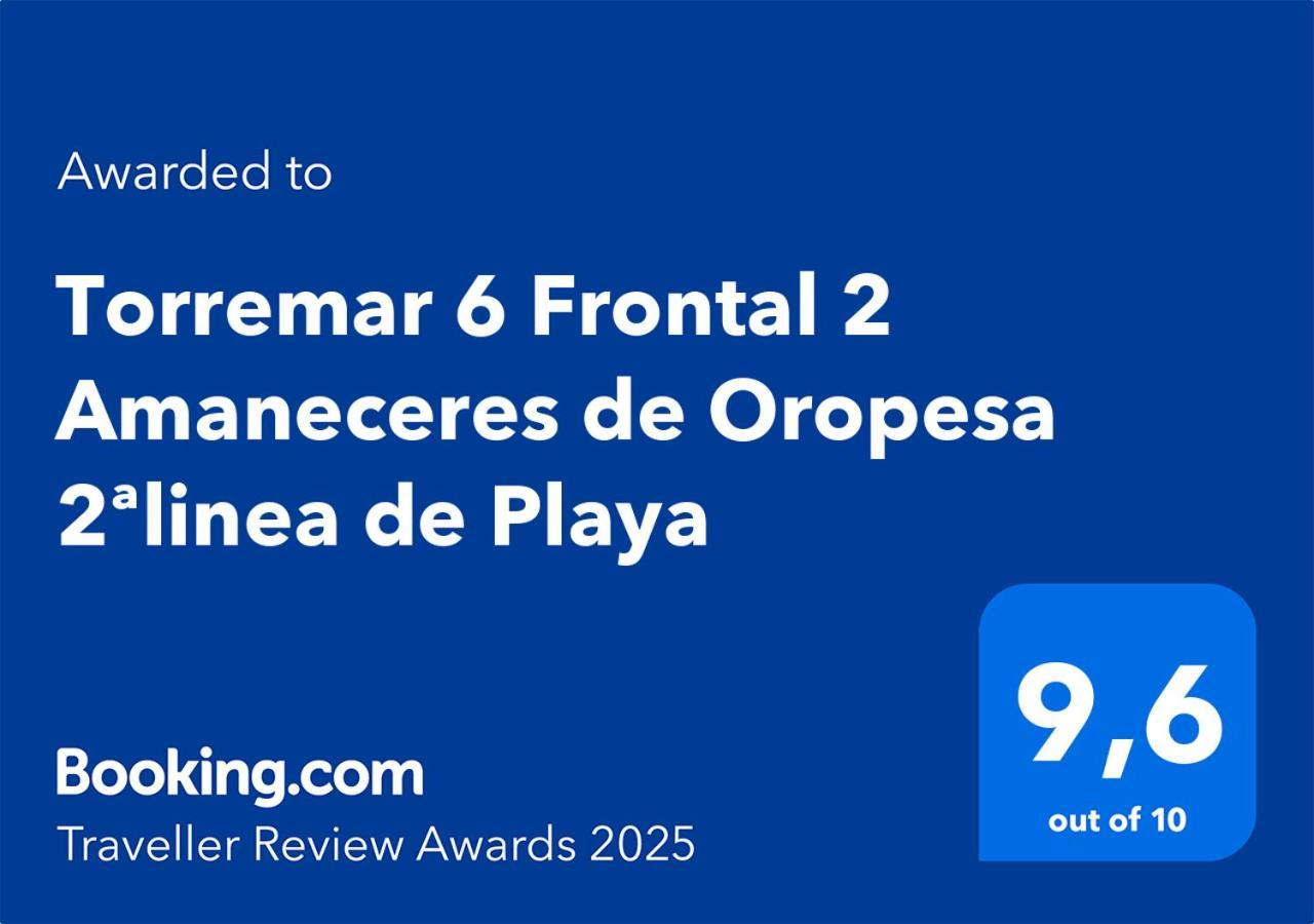 오로페사델마르 Torremar 6 Frontal 2 Amaneceres De Oropesa 2ªlinea De Playa 아파트 외부 사진